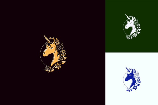 una bandera verde y blanca con el nombre de unicornio y el nombre de la cita la cita unicornio