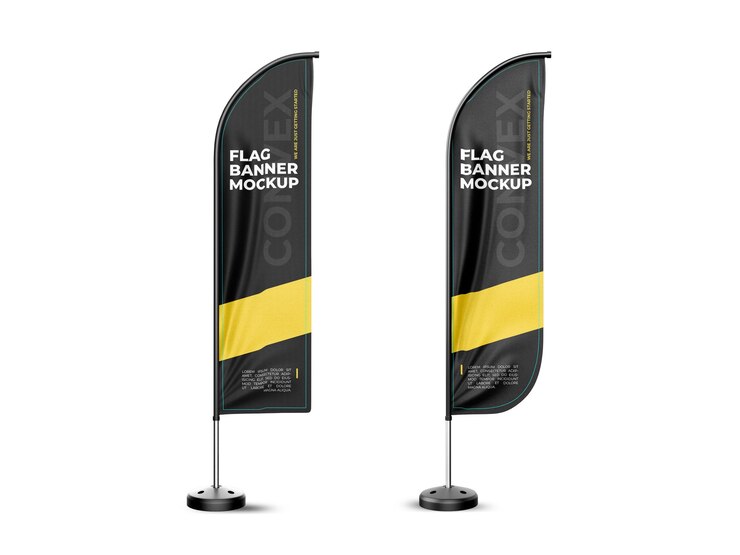 Bandiera Banner Mockup