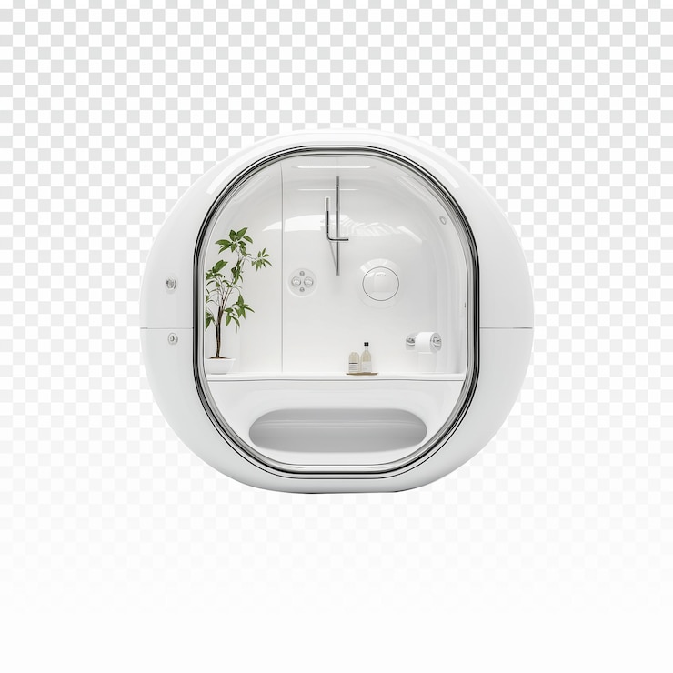 PSD banheiro avançado em psd e png em fundo transparente