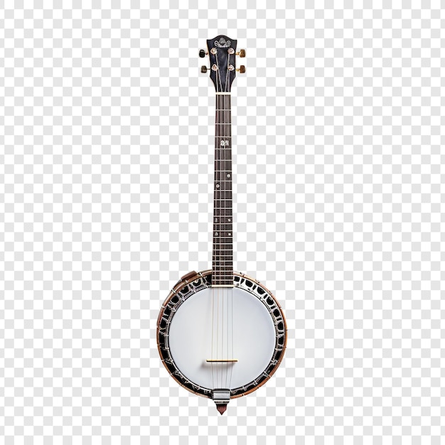 Banjo aislado en un fondo transparente