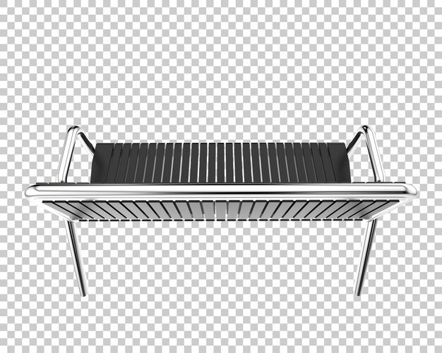 Bank isoliert auf transparentem hintergrund 3d-rendering-illustration