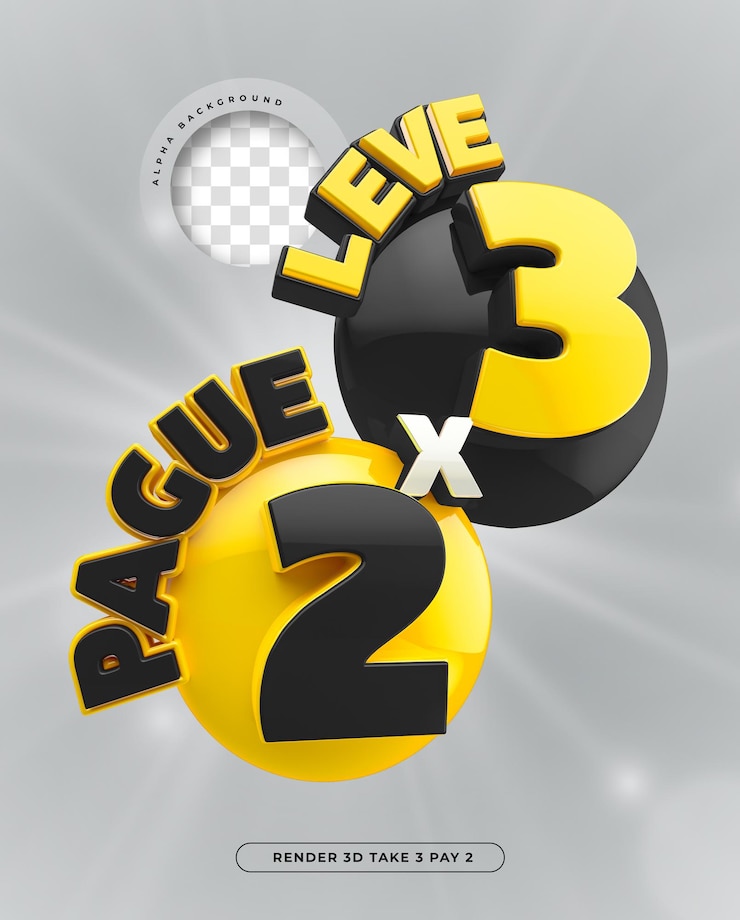 PSD banner 3d para campanha de marketing no brasil
