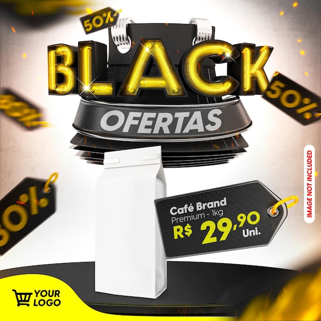 BANNER BLACK FRIDAY VERKAUF SOCIAL MEDIA