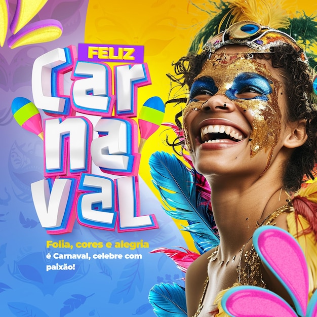 PSD banner carnival party 3d seal (sello en 3d)