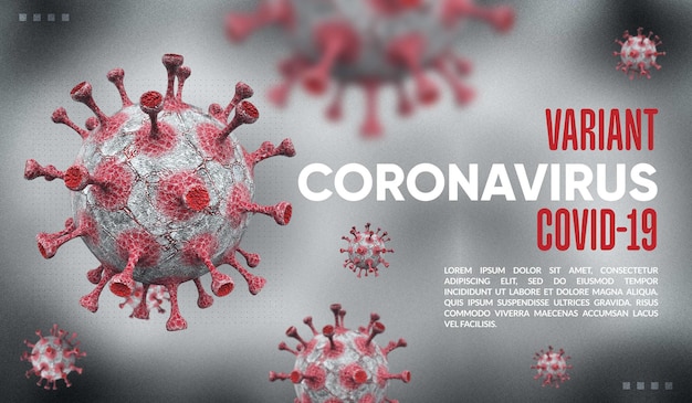 PSD banner coronavirus células omicron