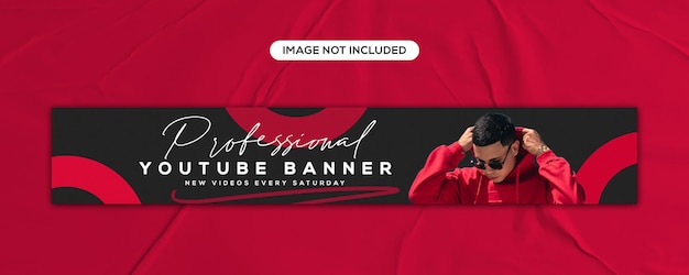 Banner-Cover-Art-Design für YouTube-Kanäle mit LinkedIn-Header-Banner-Vorlage für soziale Medien