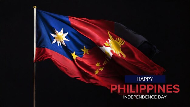 PSD banner creativo de psd para el día de la independencia de filipinas