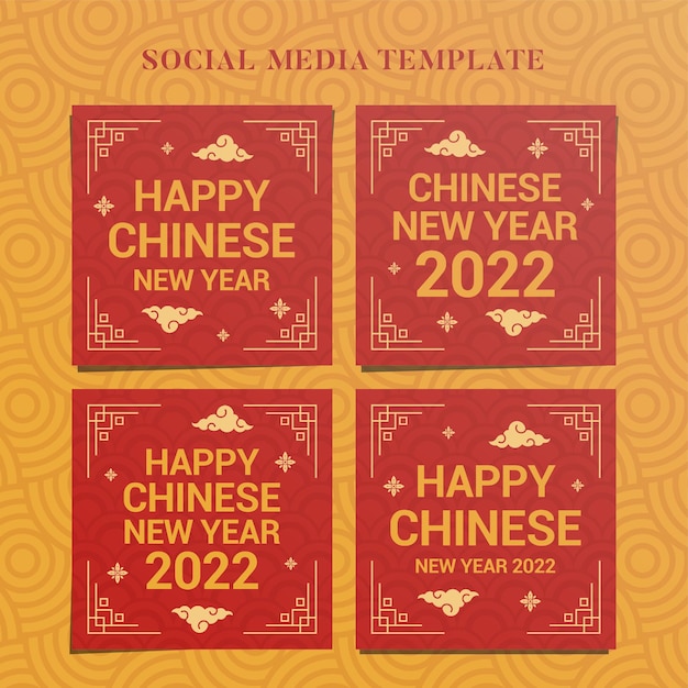 Banner da web do instagram do ano novo chinês 2022