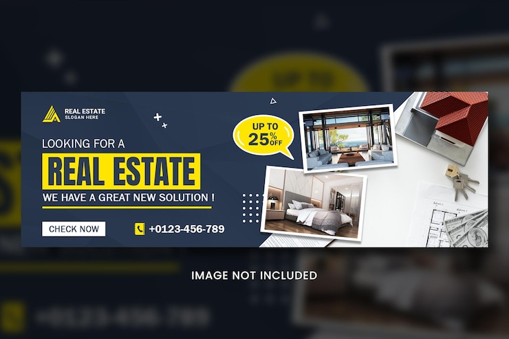 PSD banner da web imobiliária
