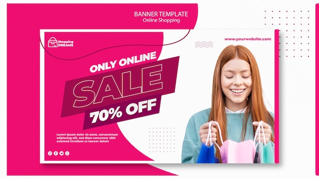 Banner de compras online