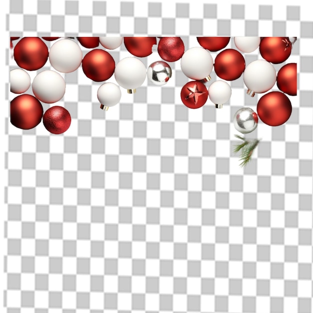 PSD banner de elemento png de natal