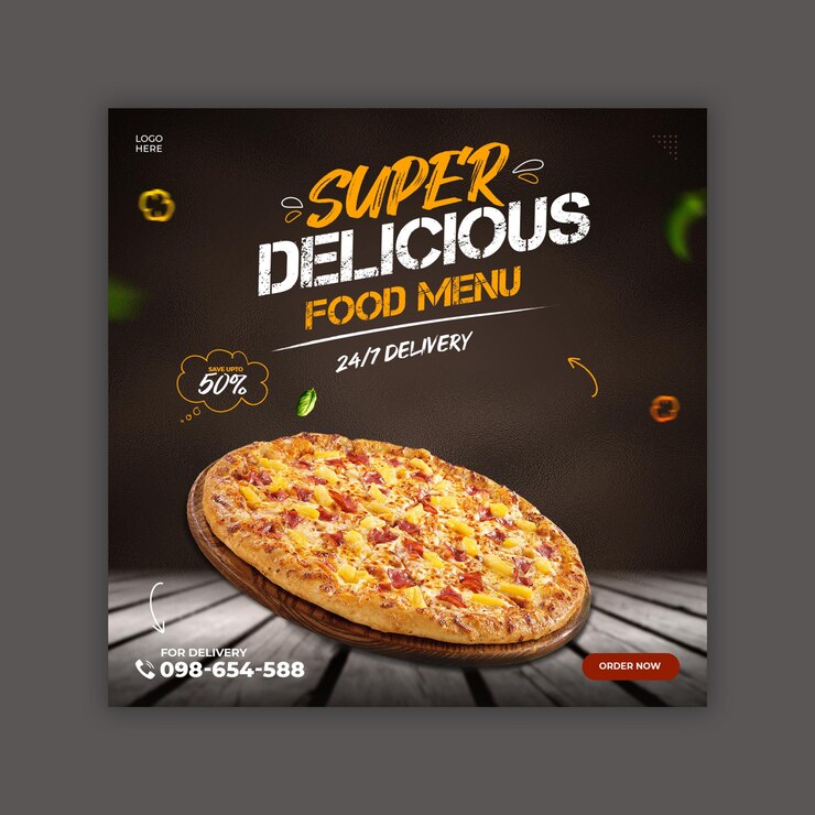 Banner de promoção de grande oferta com texto editável