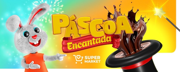 Banner de promoção de páscoa