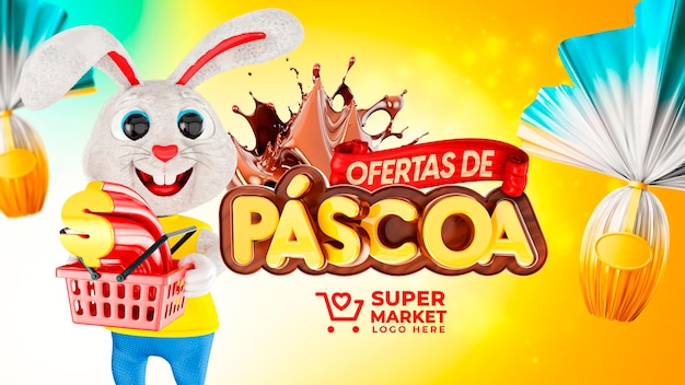 Banner de promoção de páscoa