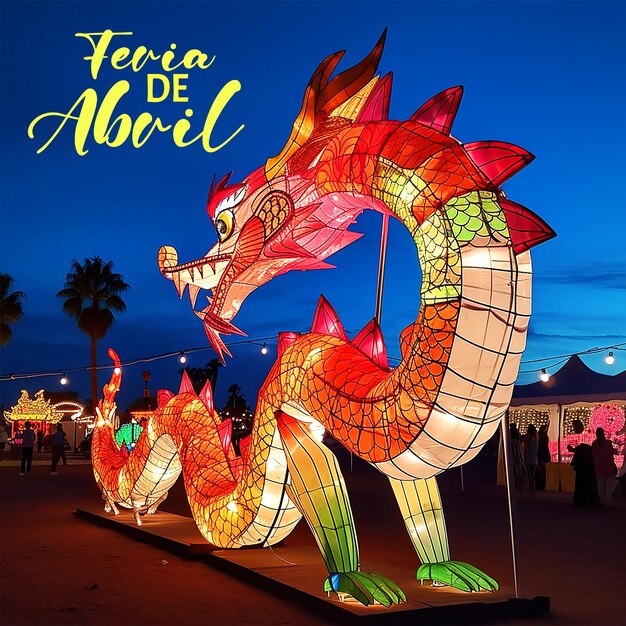 Banner der feria de abril de sevilla