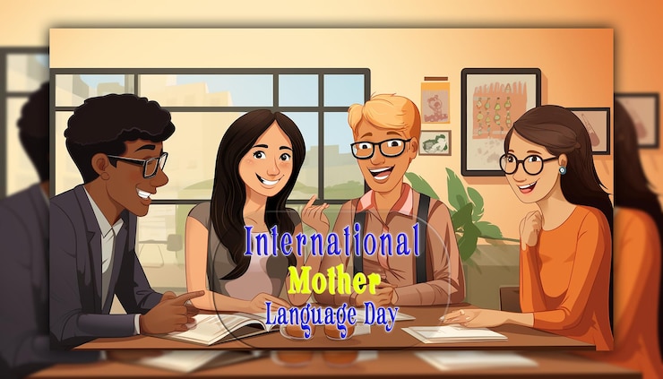 PSD banner del día internacional de la lengua materna