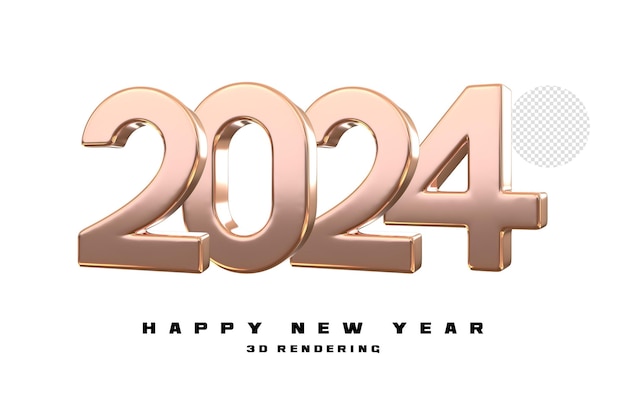 Banner frohes neues Jahr 2023 3D-Rendering
