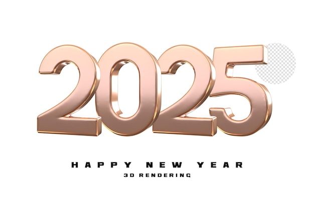 Banner frohes neues jahr 2023 3d-rendering