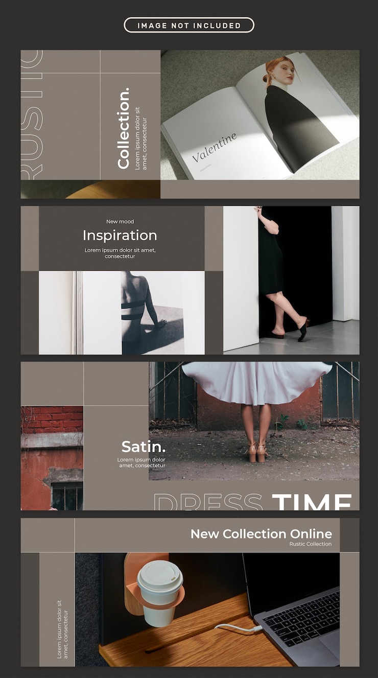 PSD banner im minimal modernen stil