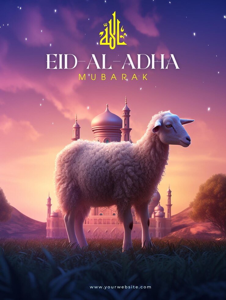 PSD banner media sosial keagamaan festival islamic tradisional idul adha