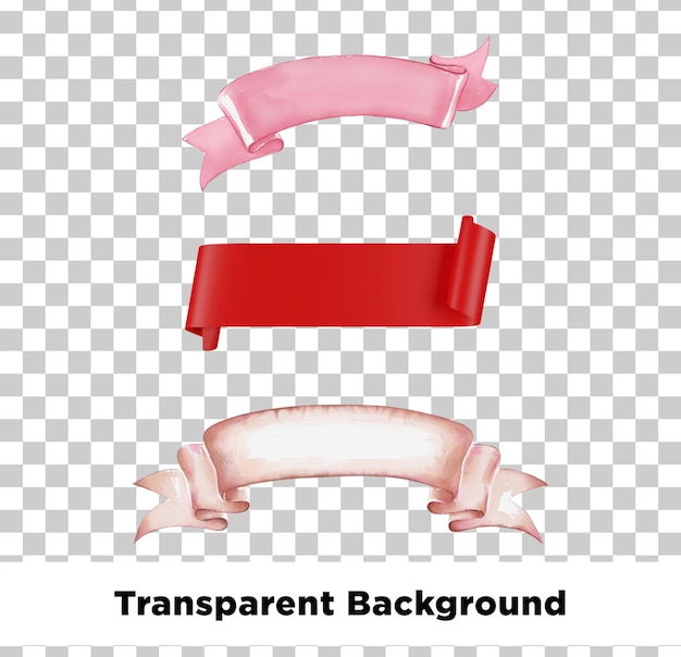 Banner mit Aquarellband