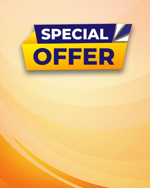 Banner mit besonderem Angebot