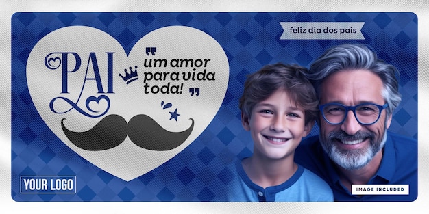 Banner modello Padre un amore per la vita