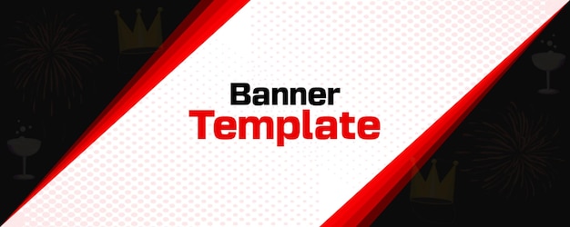 banner novo modelo de banner profissional design cor vermelha e preta
