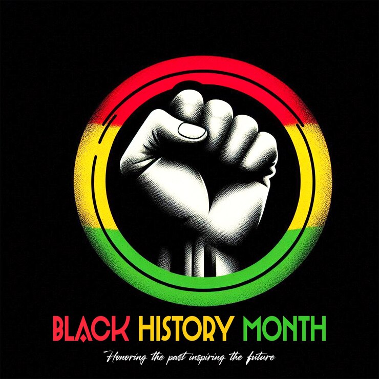 Banner para eventos e cartazes do Mês de História Cultural Negra