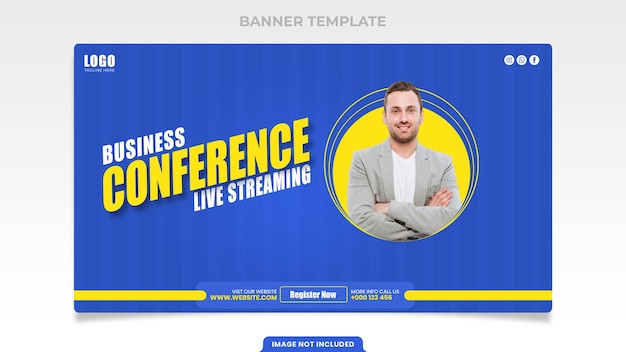 Banner per conferenze d'affari