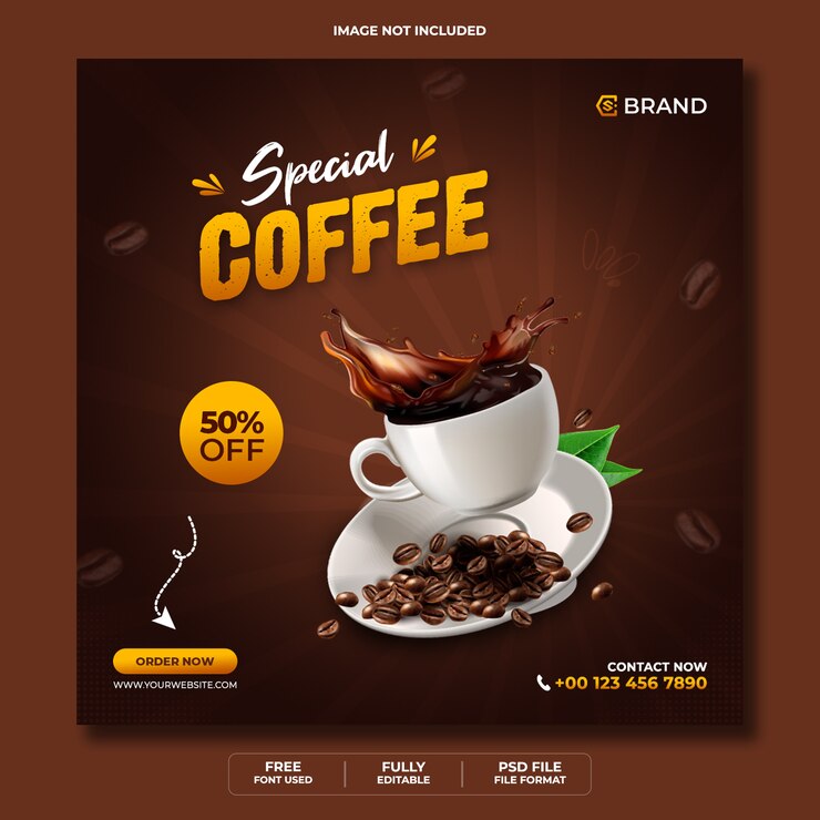 Banner promocional da web ou modelo de banner instagram para venda de menu de comida especial