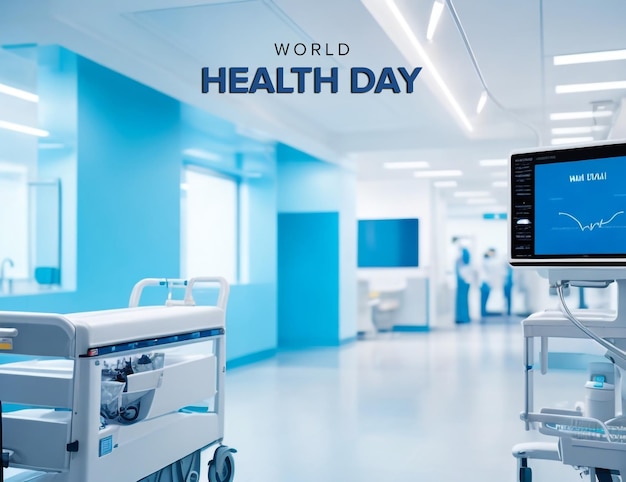 Banner PSD captivant pour la journée mondiale de la santé