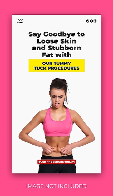 Banner de publicación de redes sociales de gimnasio y fitness PSD y plantilla de publicación de instagarm