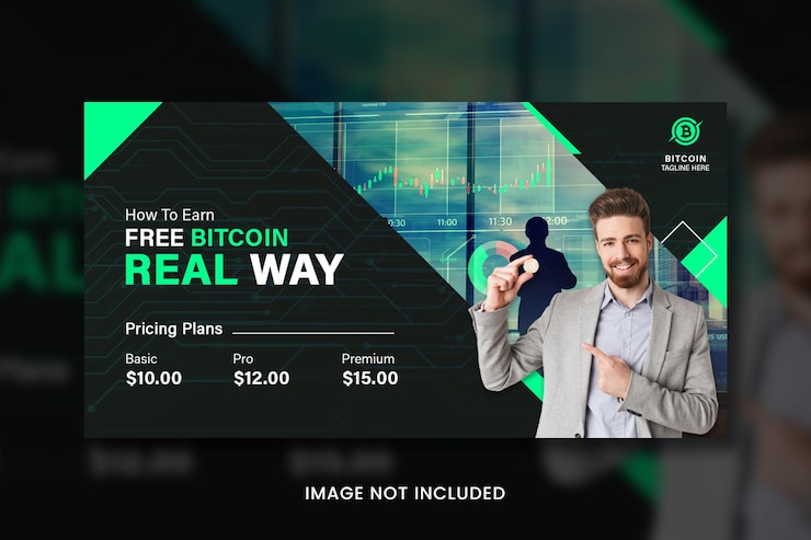 PSD banner de redes sociales de moneda criptográfica
