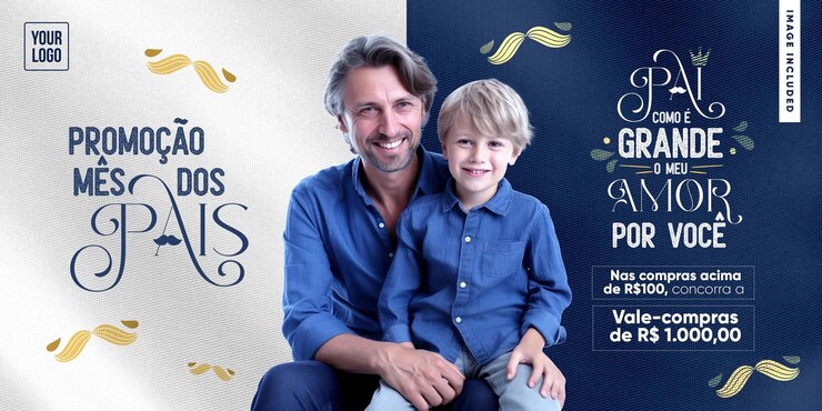 Banner de redes sociales padres039 mes Qué grande es mi amor por ti
