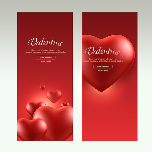 Banner de san valentín