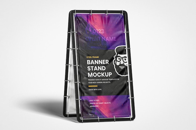 PSD banner-stand-mockup