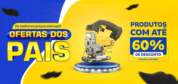 Banner Vatertag Super Sale Brasilianer 3d