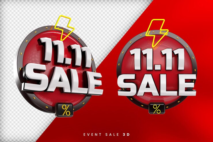 PSD banner de venta de eventos de noviembre 3d premium psd