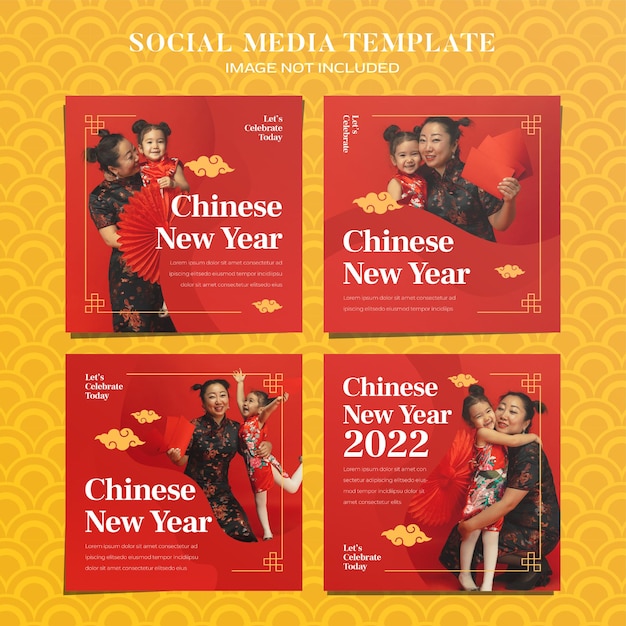 Banner Web Instagram per il Capodanno cinese 2022