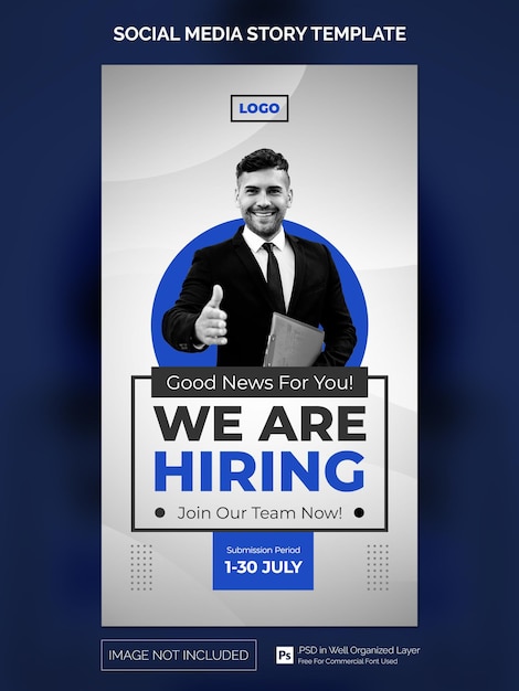 Banner Web Vertical Simples ou Template de História do Instagram para Promoção de Negócios Online