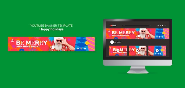 Banner youtube di buone feste
