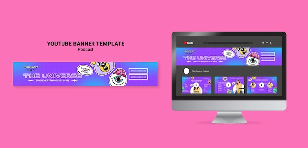 Banner youtube podcast dell'universo