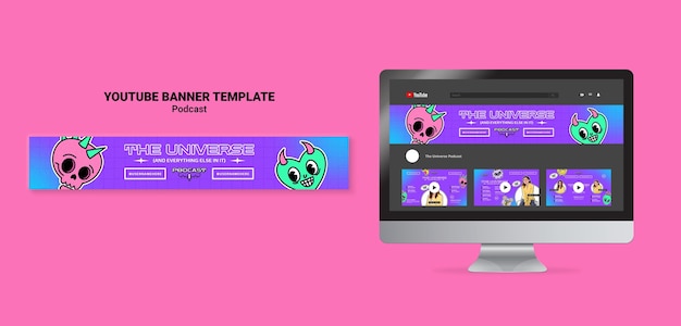 Banner youtube podcast dell'universo