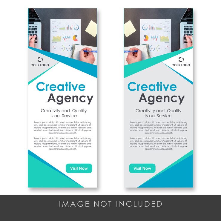 PSD banners de agencia creativa