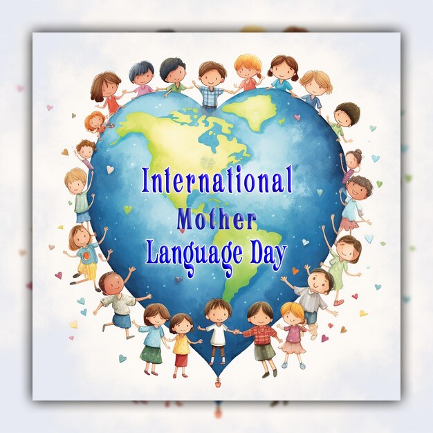 Bannière De La Journée Internationale De La Langue Maternelle