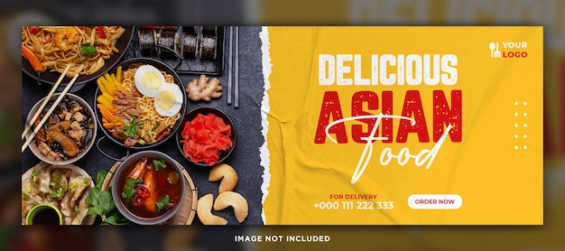 PSD bannière de médias sociaux alimentaires, histoire, dépliant, modèle instgram de brochure pour la vente de promotion de restaurant.