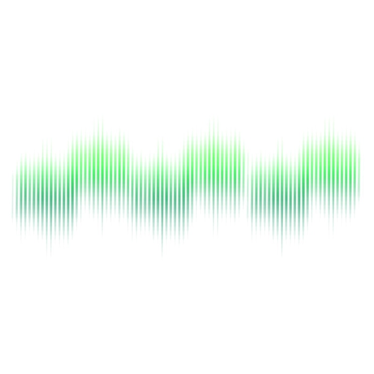 PSD une bannière d'oscillation d'ondes musicales abstraites