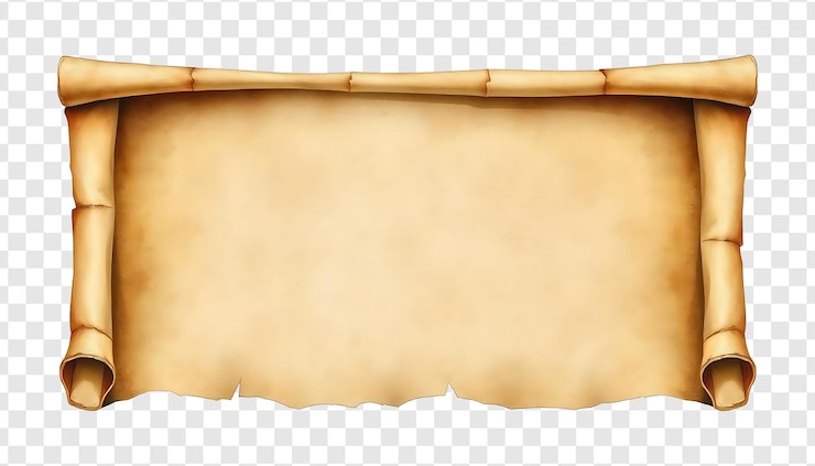PSD bannière à rouleaux vintage