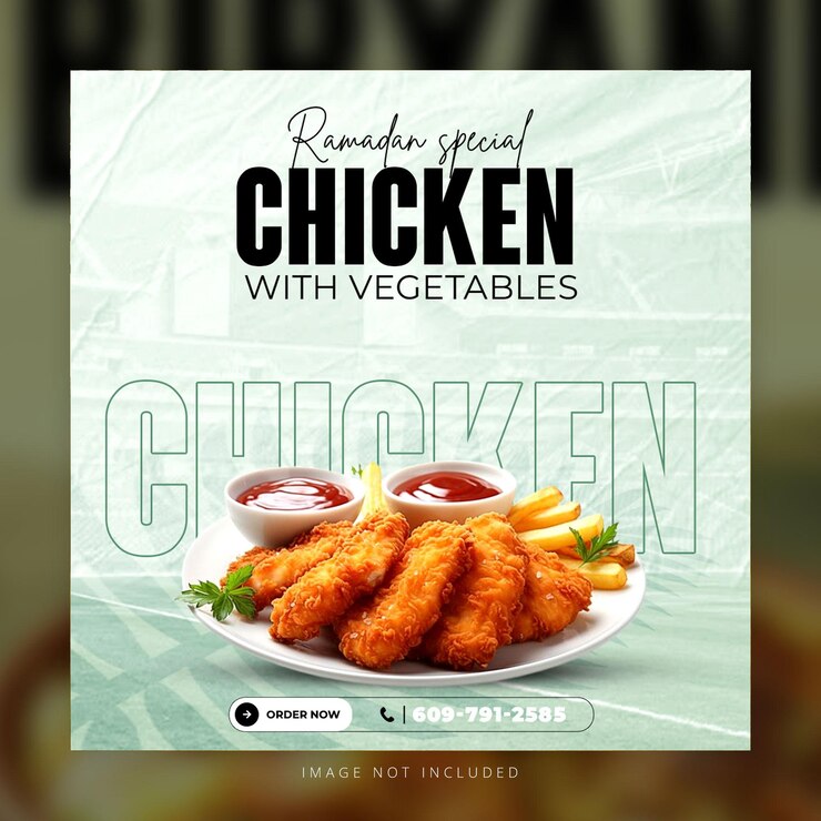 El banquete del pollo de Ramadán